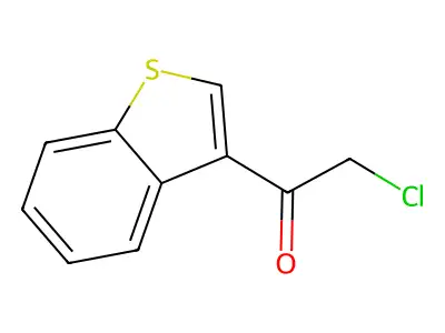 3-Chloroacetylbenzo[b]thiophene structure