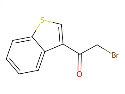 1-(1-Benzothiophen-3-yl)-2-bromoethan-1-one structure
