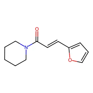 Piperidine, 1-[3-(2-furanyl)-1-oxo-2-propenyl]- structure