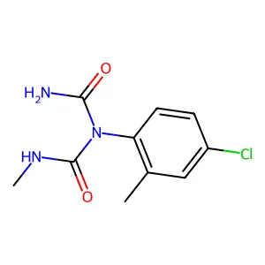 Imidodicarbonic diamide, N-(4-chlorophenyl)-N',2-dimethyl- structure