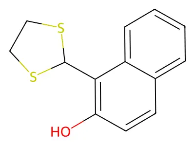 1-(1,3-Dithiolan-2-Yl)-2-Naphthol structure
