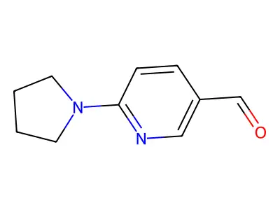 6-(Pyrrolidin-1-yl)pyridine-3-carbaldehyde structure