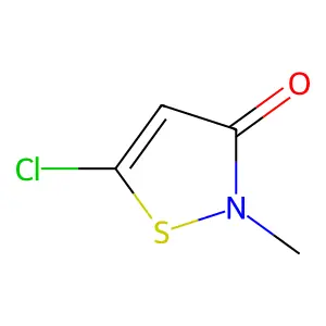 5-Chloro-2-methyl-4-isothiazolin-3-one structure
