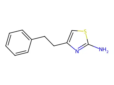 4-(2-Phenylethyl)-1,3-thiazol-2-amine structure