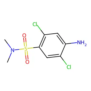 Benzenesulfonamide, 4-amino-2,5-dichloro-N,N-dimethyl- structure