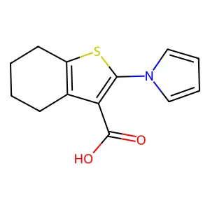 Pyrrolidine, 1-(4-(p-fluorophenoxy)butyl)-3-(o-methoxyphenoxy)-, hydrochloride structure