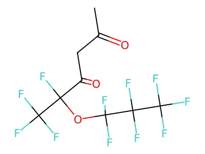 5,6,6,6-Tetrafluoro-5-(heptafluoropropoxy)hexane-2,4-dione structure