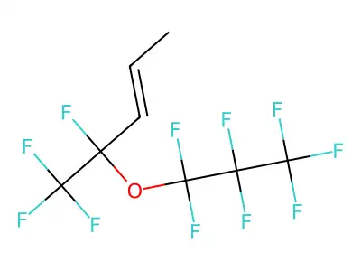 4,5,5,5-Tetrafluoro-4-(1,1,2,2,3,3,3-heptafluoropropoxy)pent-2-ene structure