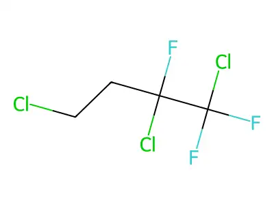 1,2,4-Trichloro-1,1,2-trifluorobutane structure