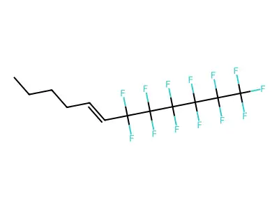 7,7,8,8,9,9,10,10,11,11,12,12,12-Tridecafluorododec-5-ene structure