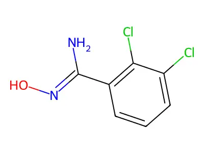 2,3-Dichloro-N'-hydroxybenzimidamide structure