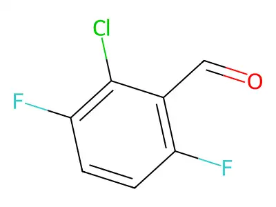 2-Chloro-3,6-difluorobenzaldehyde structure