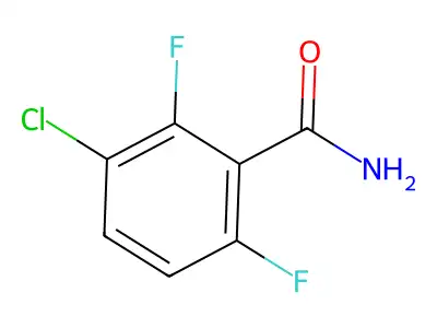 3-Chloro-2,6-difluorobenzamide structure