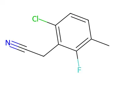6-Chloro-2-Fluoro-3-Methylphenylacetonitrile structure