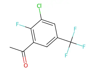 3'-Chloro-2'-fluoro-5'-(trifluoromethyl)acetophenone structure