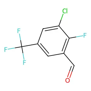 3-氯-2-氟-5-(三氟甲基)苯甲醛 structure