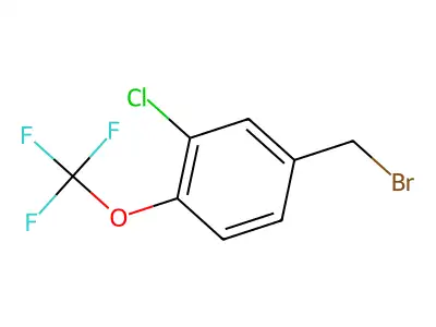 4-(Bromomethyl)-2-chloro-1-(trifluoromethoxy)benzene structure