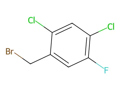 1-(Bromomethyl)-2,4-dichloro-5-fluorobenzene structure