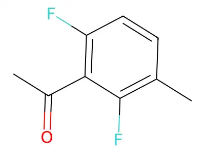 1-(2,6-Difluoro-3-methylphenyl)ethanone structure