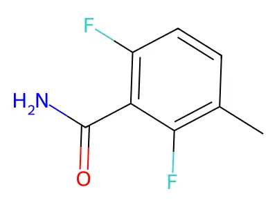 2,6-Difluoro-3-methylbenzamide structure