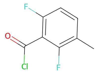 2,6-Difluoro-3-methylbenzoyl chloride structure