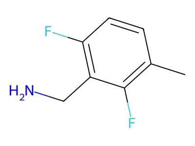 2,6-Difluoro-3-methylbenzylamine structure