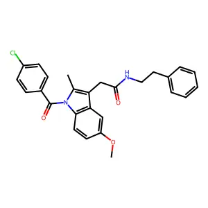 N-(2-苯乙基)吲哚美辛酰胺 structure
