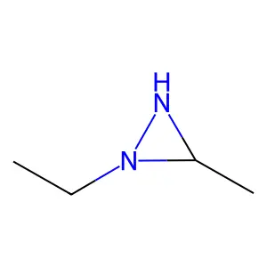 1-Ethyl-3-methyldiaziridine structure