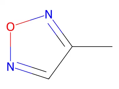 3-Methyl-1,2,5-oxadiazole structure