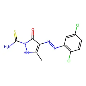 (4E)-4-[(2,5-dichlorophenyl)hydrazinylidene]-3-methyl-5-oxop structure