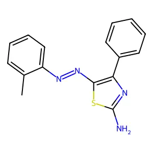 5-[2-(2-Methylphenyl)hydrazinylidene]-4-phenyl-1,3-thiazol-2(5H)-imine structure