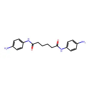 N,N'-双(4-氨基苯基)己二酰胺 structure