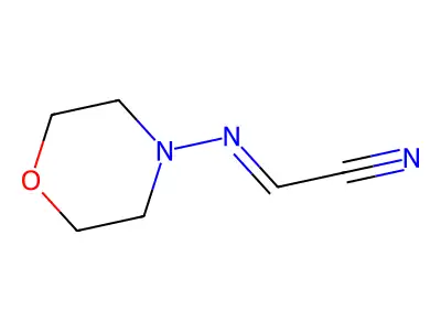 吗啉基亚氨基乙腈 structure