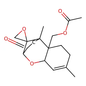 3-Oxo-12,13-epoxytrichothec-9-en-15-yl acetate structure