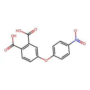 4-(4-硝基苯氧基)邻苯二甲酸 structure