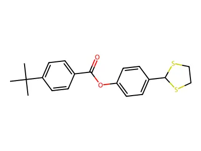 [4-(1,3-Dithiolan-2-yl)phenyl] 4-tert-butylbenzoate structure
