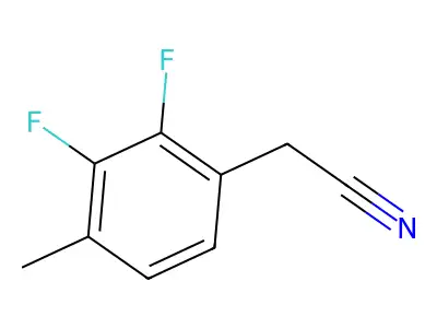 2,3-Difluoro-4-methylphenylacetonitrile structure