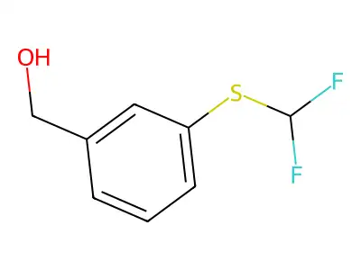 3-[(Difluoromethyl)thio]benzyl alcohol structure