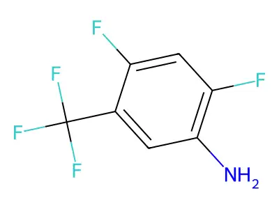 2,4-Difluoro-5-(trifluoromethyl)aniline structure