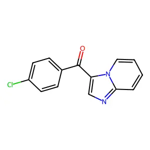 (4-Chlorophenyl)(imidazo[1,2-a]pyridin-3-yl)methanone structure