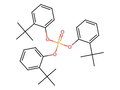 Phosphoric acid, tris(tert-butylphenyl) ester structure