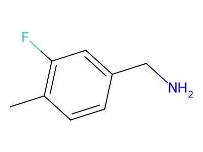 3-Fluoro-4-methylbenzylamine structure