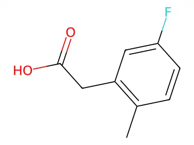 2-(5-Fluoro-2-methylphenyl)acetic acid structure
