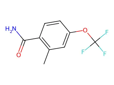 2-Methyl-4-(trifluoromethoxy)benzamide structure