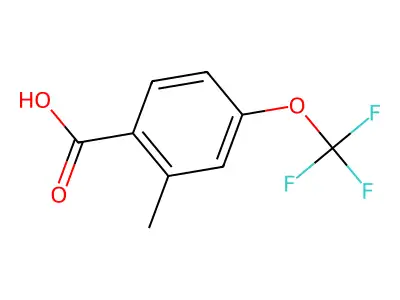2-Methyl-4-(trifluoromethoxy)benzoic acid structure
