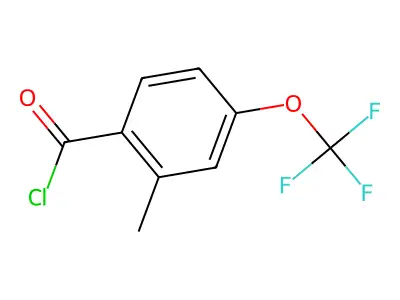 2-methyl-4-(trifluoromethoxy)benzoyl Chloride structure