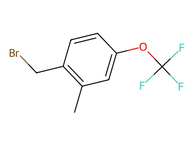 2-Methyl-4-(trifluoromethoxy)benzyl bromide structure