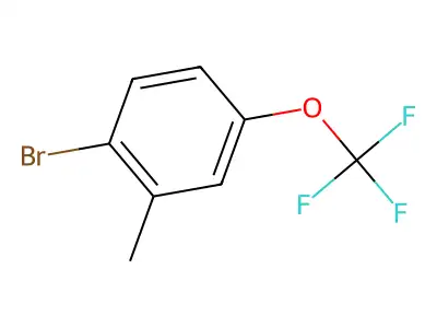 1-Bromo-2-methyl-4-(trifluoromethoxy)benzene structure