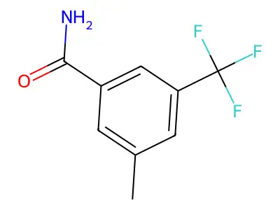 3-Methyl-5-(trifluoromethyl)benzamide structure