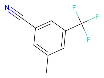 3-Methyl-5-(trifluoromethyl)benzonitrile structure